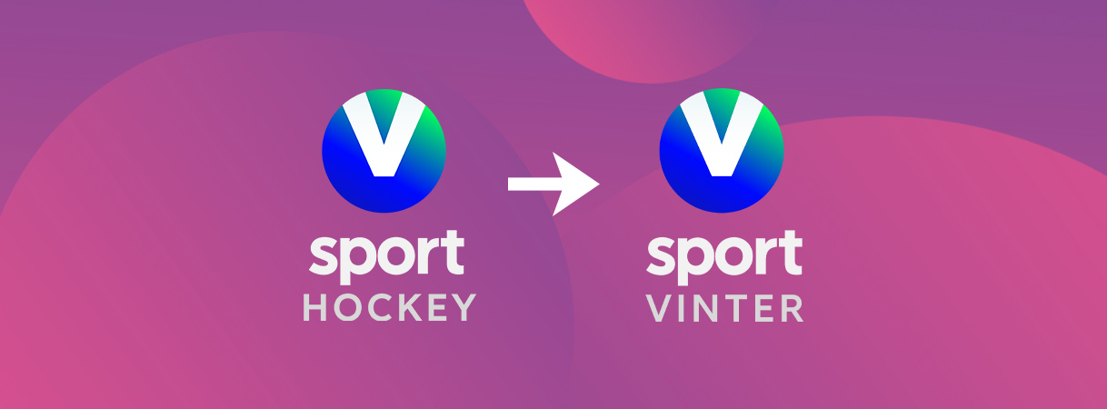 V sport hockey byter namn till V sport vinter